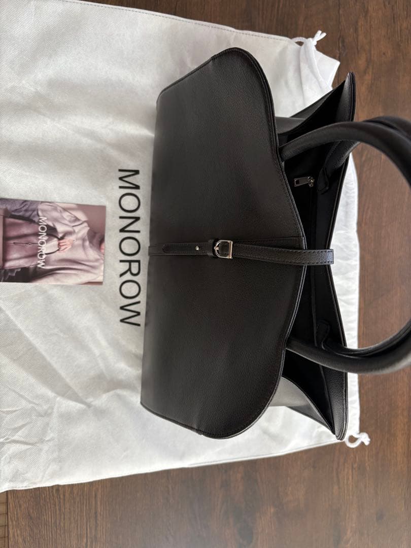 MONOROW ブラック ビジネスバッグ　ラージ