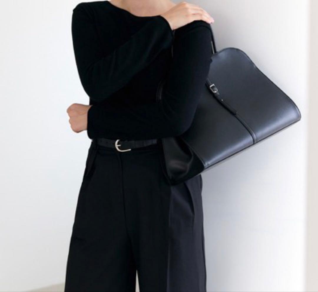 MONOROW ブラック ビジネスバッグ　ラージ