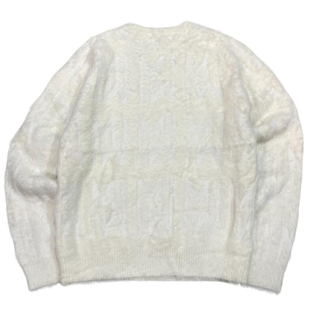 マスターバニーエディション ファー ニットセーター ホワイト ゴルフ レディース