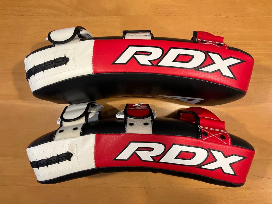 RDX 正規品 ボクシング キックミット 本革 左右 2個 セット 405g