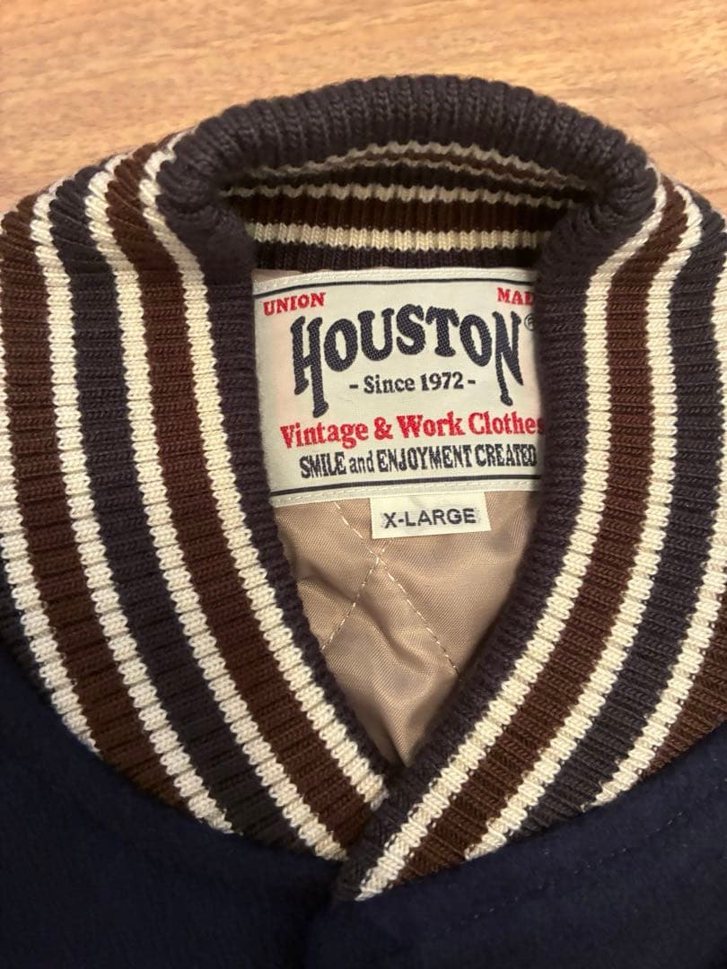 ヒューストン HOUSTON メルトン アワードジャケット　スタジャン