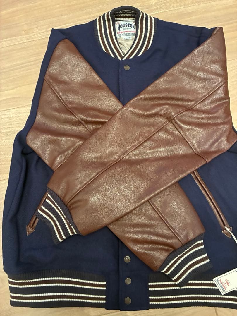 ヒューストン HOUSTON メルトン アワードジャケット　スタジャン