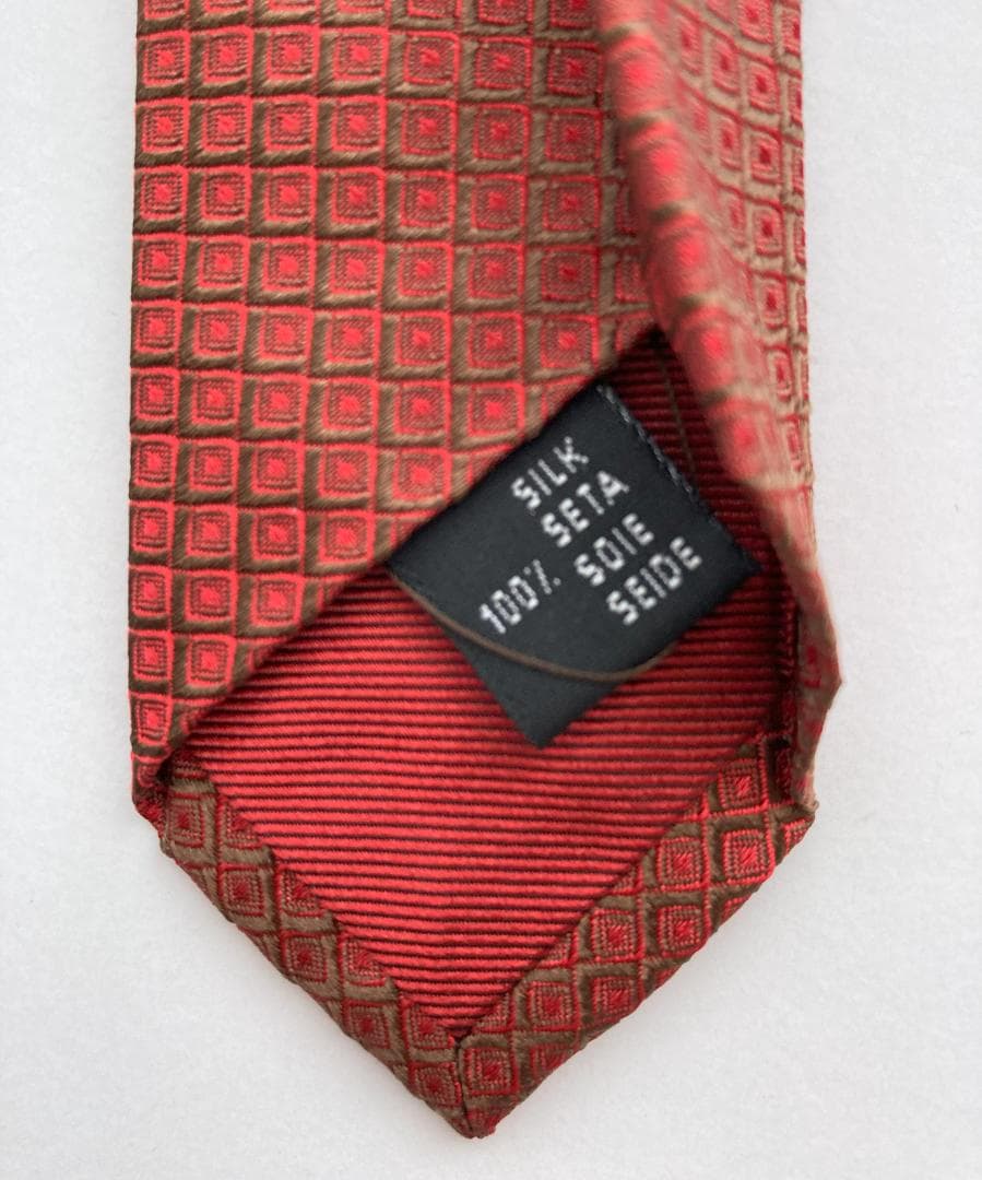 ＜新品未使用＞PATEK PHILIPPE レッド チェック柄 ネクタイBOX付