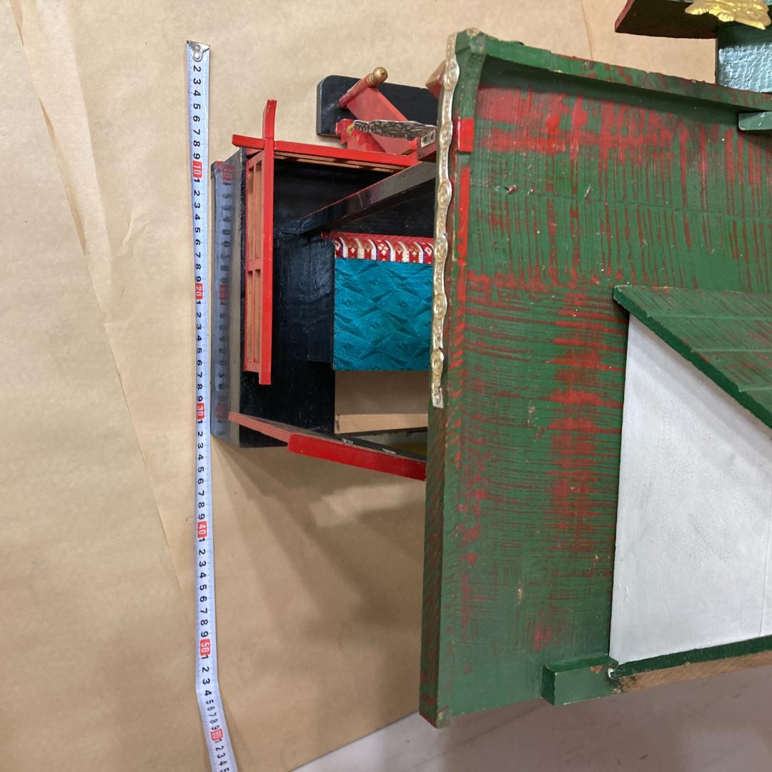 ひな御殿 豊寿殿　木製 組み立て式 御殿飾り　雛人形 ひな祭 昭和レトロ