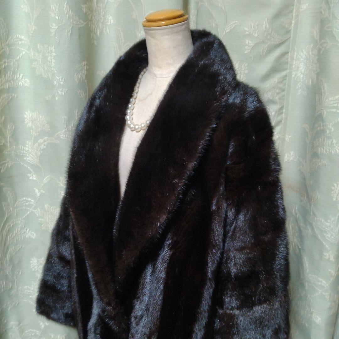 新品同様✩ドルマン型✩ミンク✩ファーコート✩柔らか✩艷やか✩綺麗