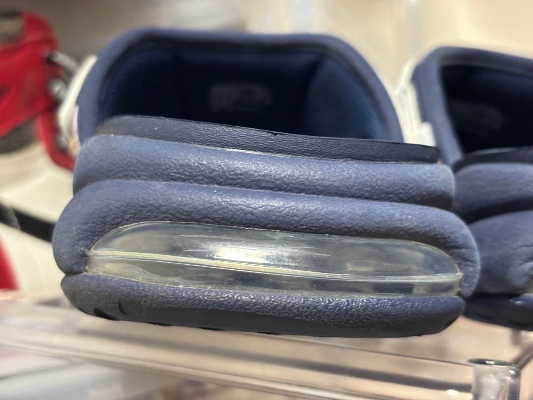 Nike AIR スライドサンダル ネイビー/ホワイト　fq8699 400