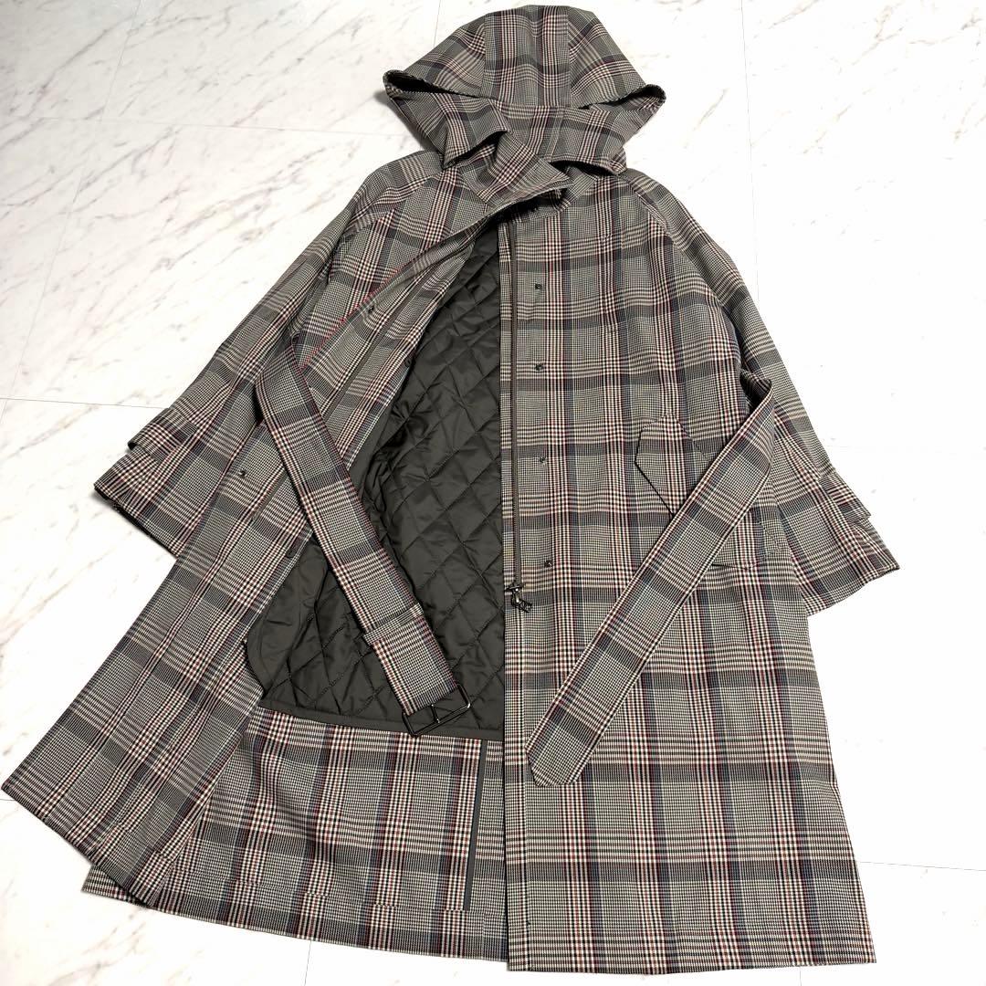 【未使用✨️】アルアバイル ライナー付き チェック フード コート 3way