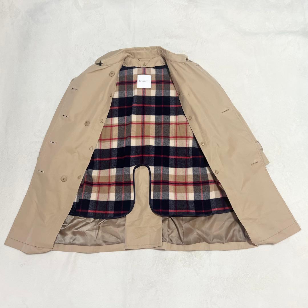 【美品】マッキントッシュフィロソフィー トレンチコート ベージュ サイズ38