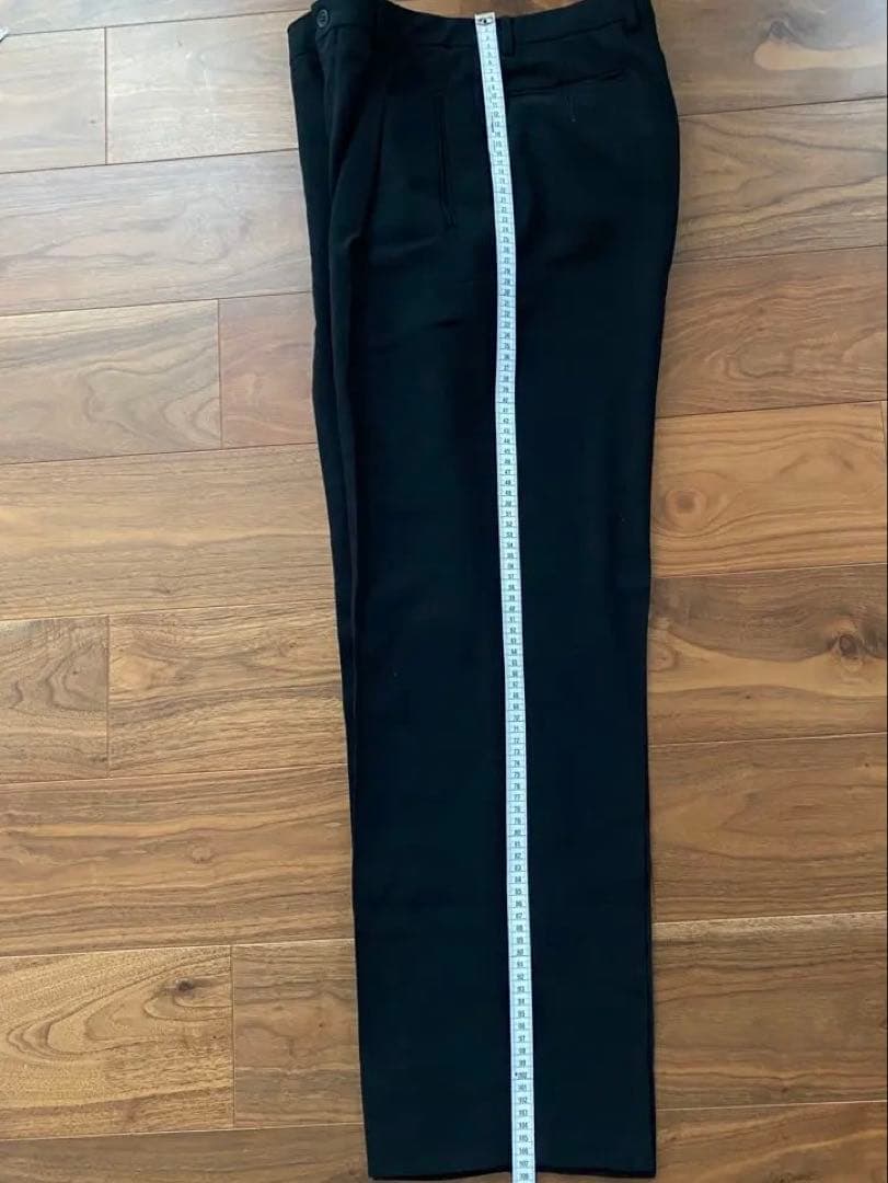 Giorgio Armani 黒スラックス　ワイドパンツ　最高級ラインクラシコ