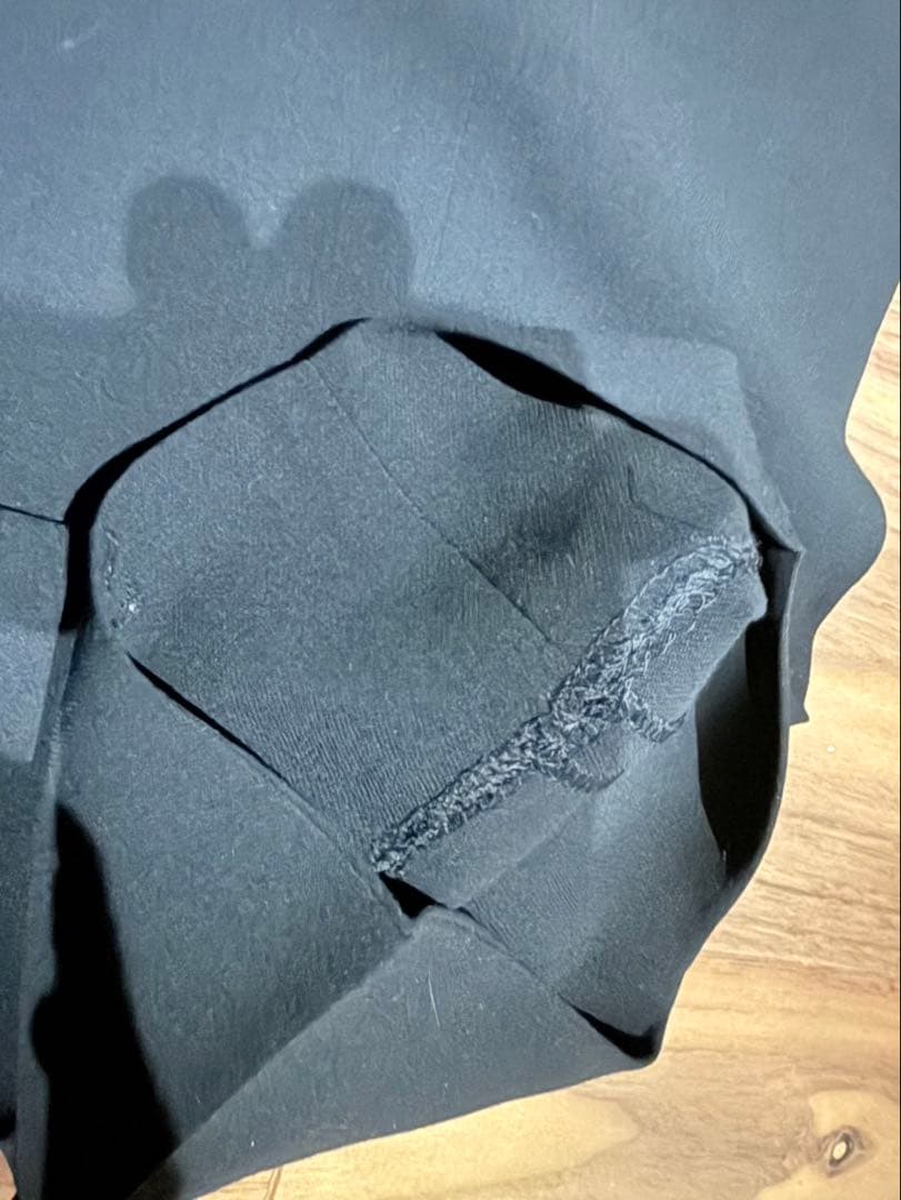 Giorgio Armani 黒スラックス　ワイドパンツ　最高級ラインクラシコ