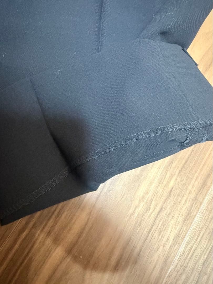 Giorgio Armani 黒スラックス　ワイドパンツ　最高級ラインクラシコ