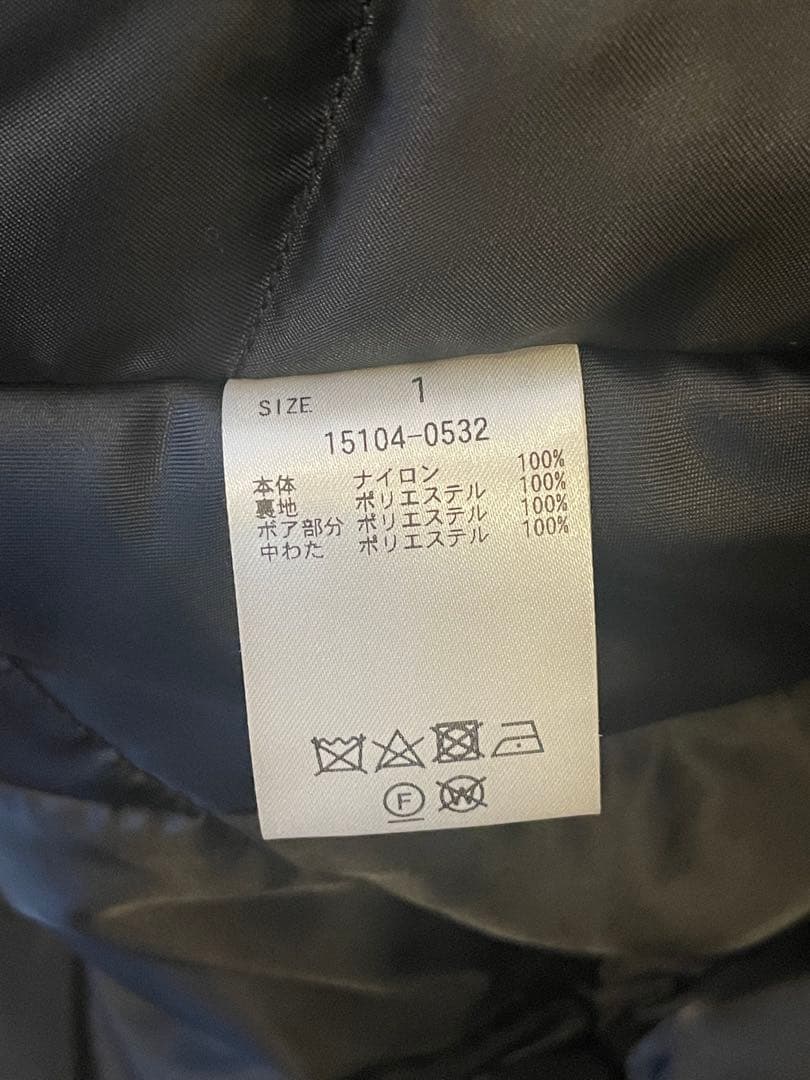 CLANE クラネ BALLOON DESIGN HOODED N3B 黒 1