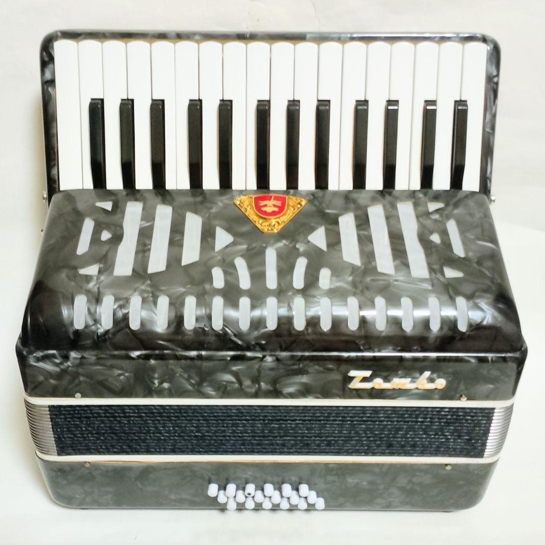 TOMBO　No.181　30鍵 18ベース　アコーディオン　レトロシルバー