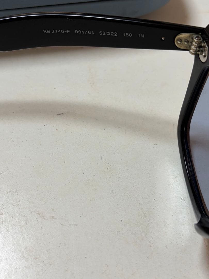 レイバン2140-f アジアンフィット52サイズ グランメゾンブルー同色同型