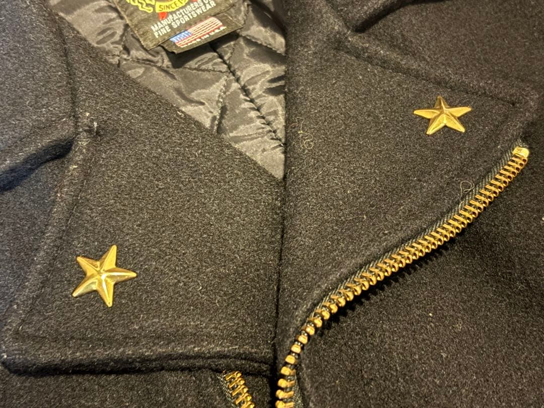 ショット　ワンスター　ピーコート　ライダース　ジャケット　フロントジップ