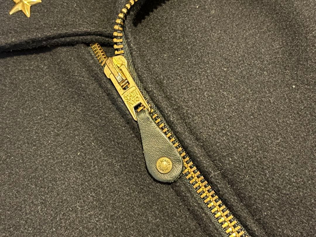 ショット　ワンスター　ピーコート　ライダース　ジャケット　フロントジップ