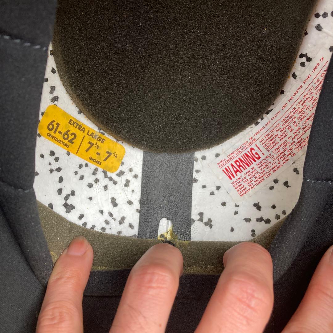 Buco ヘルメット　ストライプ　ハーレー　ショベル　ヴィンテージ　旧車　XL