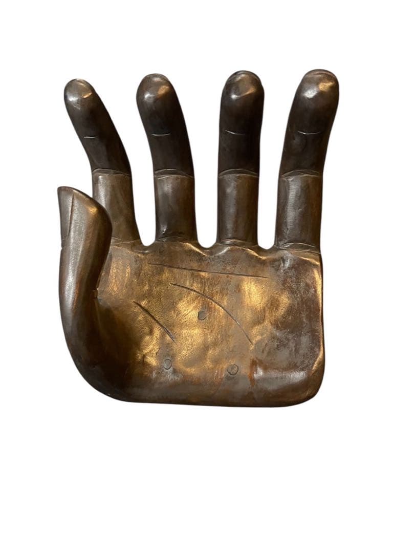 手の形状 イス2個セットアジアン家具