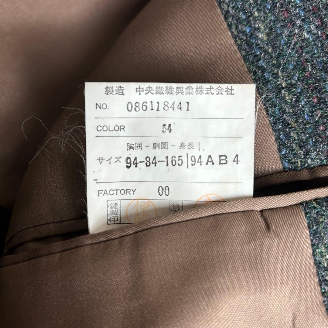 Harris Tweedハリスツイード ツイードテーラードジャケット AB4