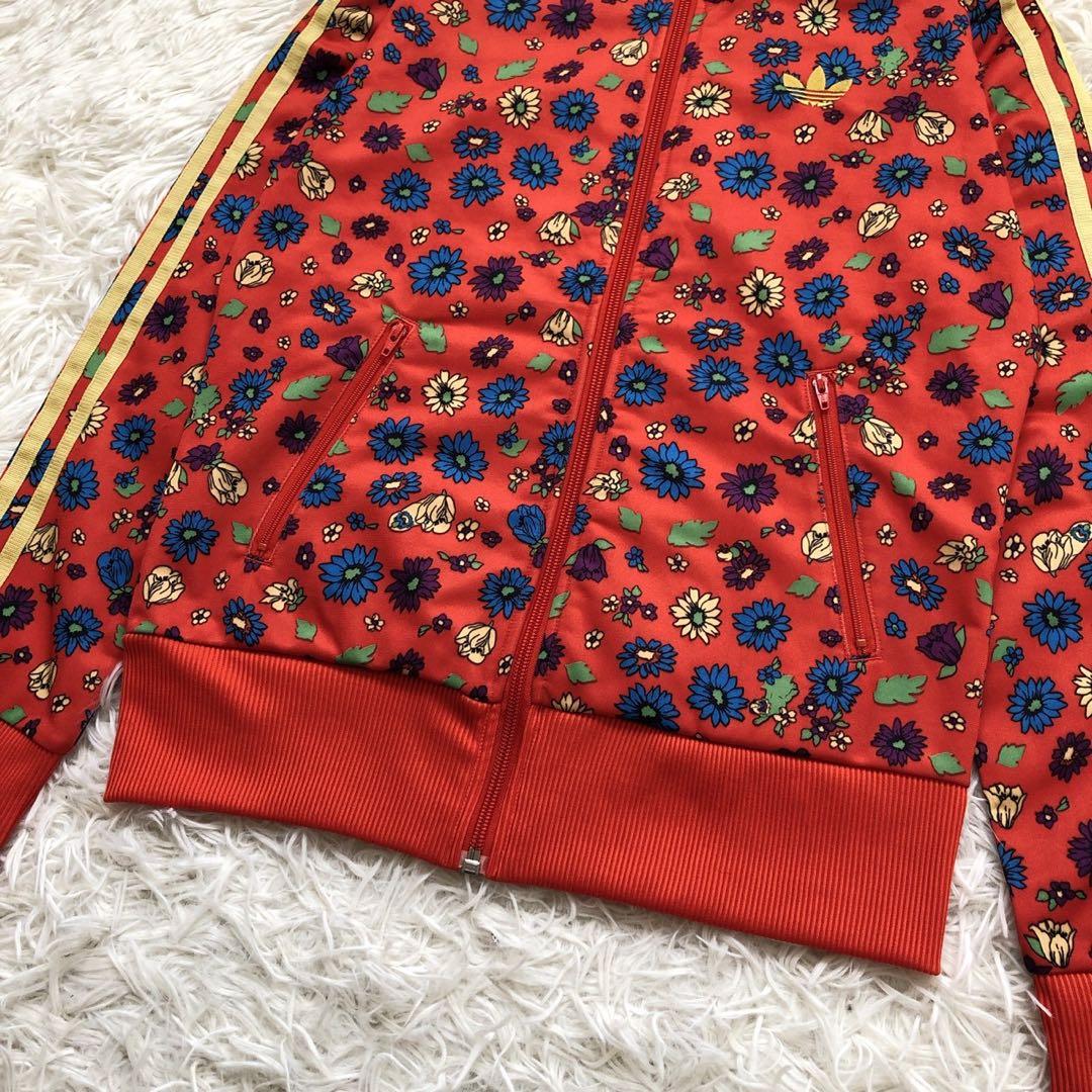 かくかくしかじか 永野芽郁さん着用 アディダス トラックジャケット フラワー柄