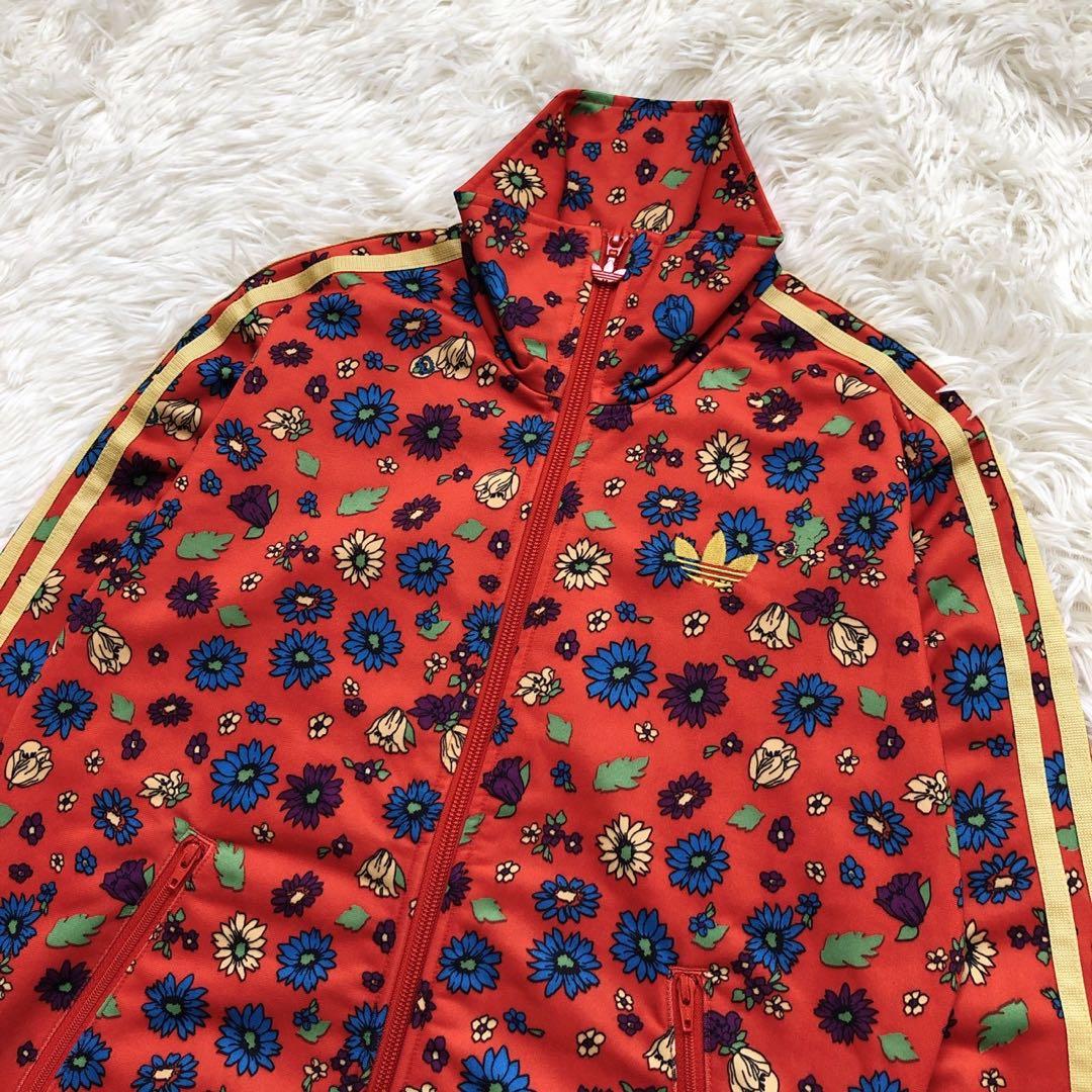 かくかくしかじか 永野芽郁さん着用 アディダス トラックジャケット フラワー柄