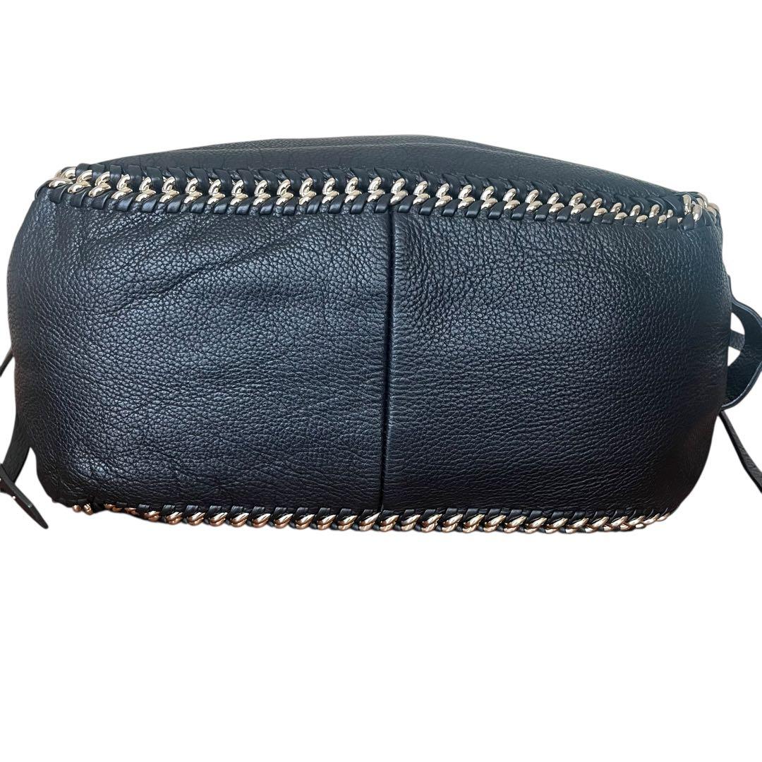 美品✨A4収納　コーチ　トートバッグ　ビジネス　ワンショルダー　レザー　ブラック