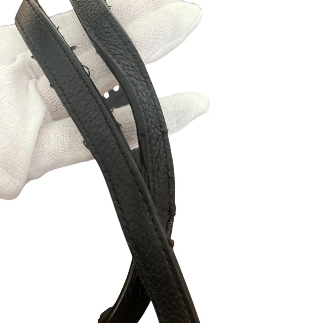 美品✨A4収納　コーチ　トートバッグ　ビジネス　ワンショルダー　レザー　ブラック