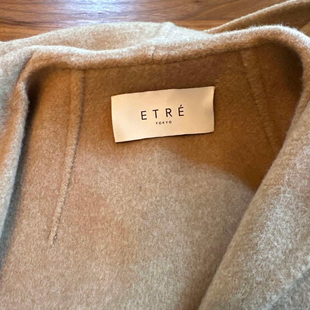 ETRE TOKYO フーディーリバーコート　ベージュM 新品未使用タグ付き