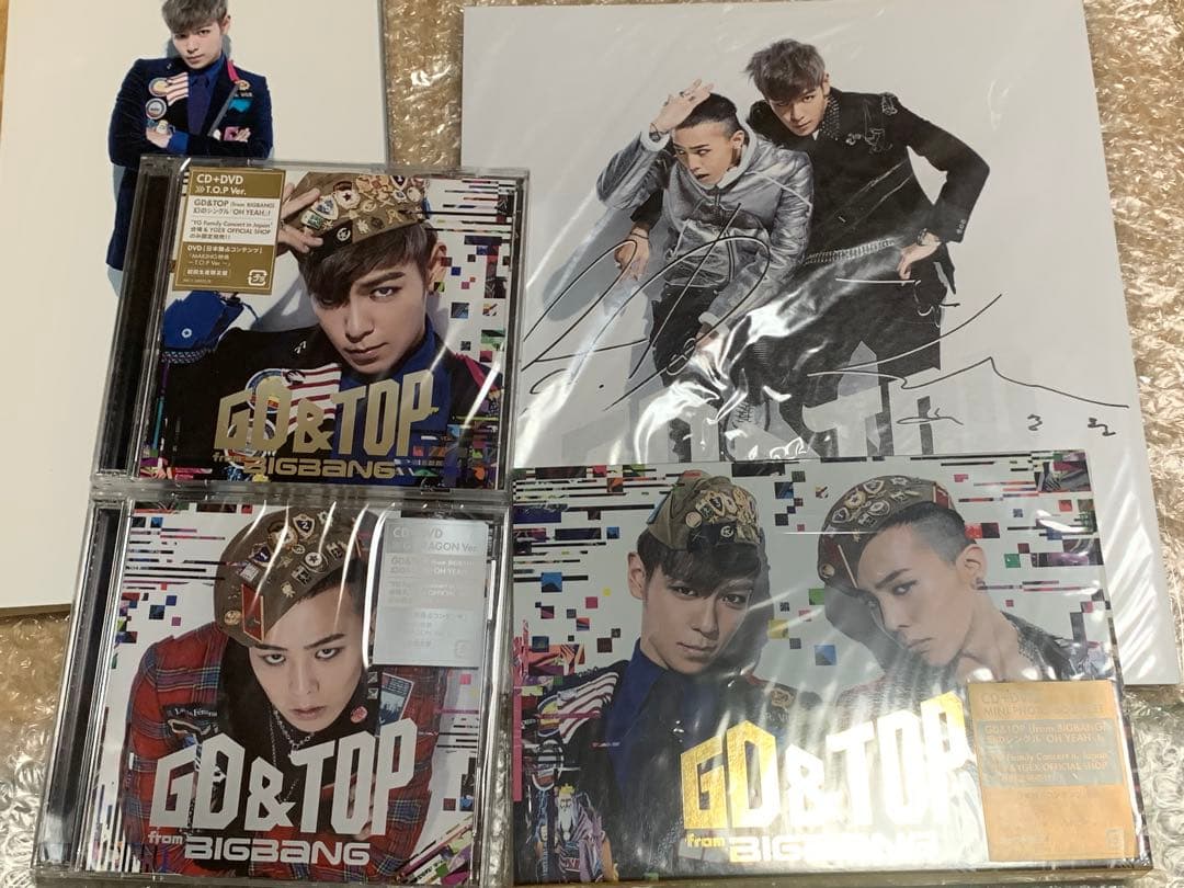 GD&TOP CD+DVD 初回生産限定 色紙BIGBANG G-DRAGON