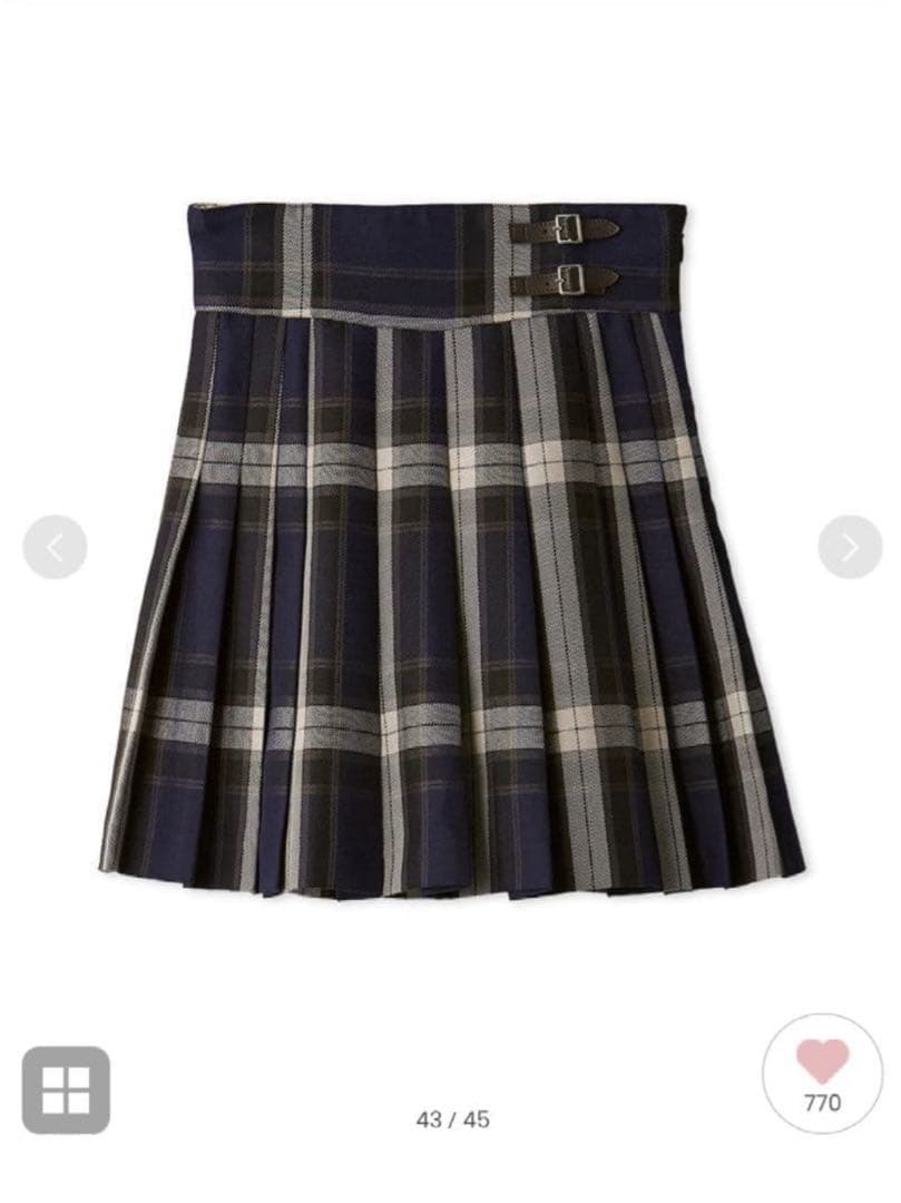 【即完】 値下げ Mサイズ SNIDEL プリーツスカショーパン 25AW