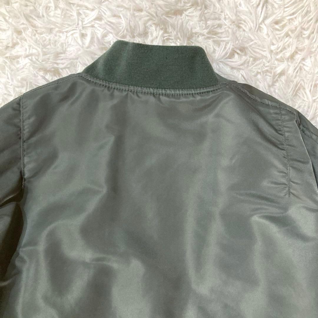 BEAMS MA-1 左右クレイジーパターン　裏地キルティング仕様 Mサイズ