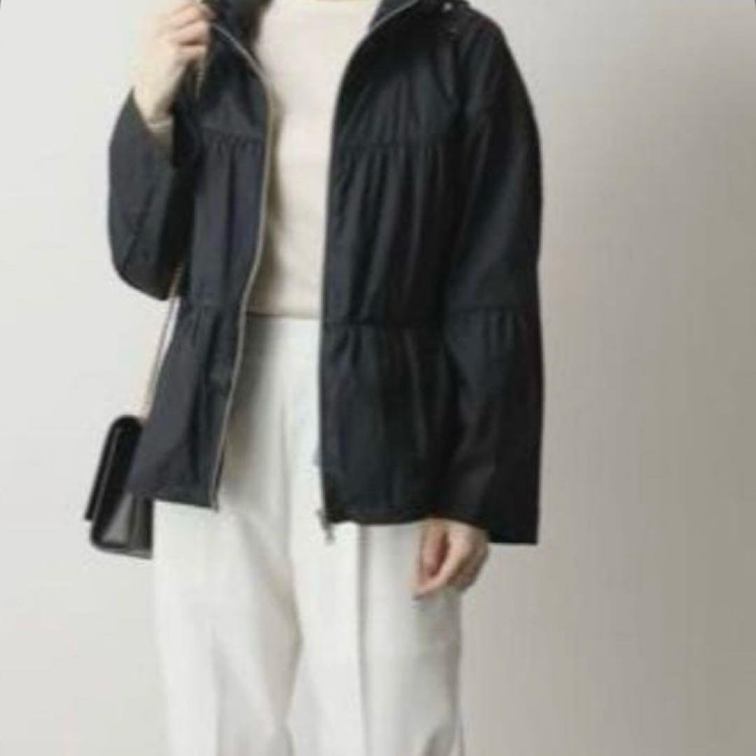 極美品HERNO ナイロン スプリングジャケット ブルゾン ダークネイビー38