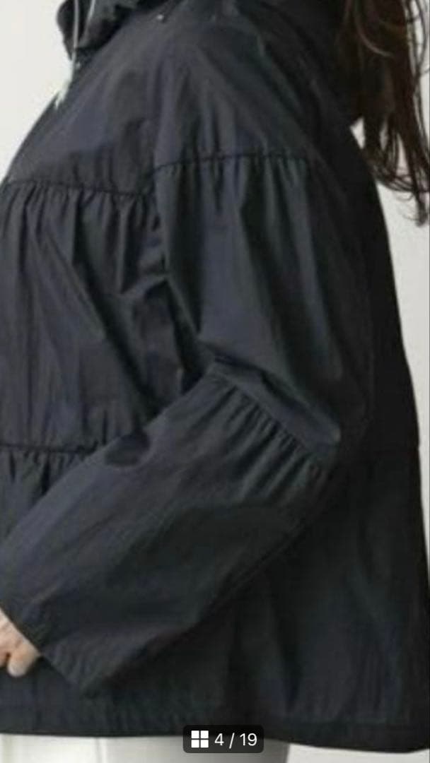 極美品HERNO ナイロン スプリングジャケット ブルゾン ダークネイビー38