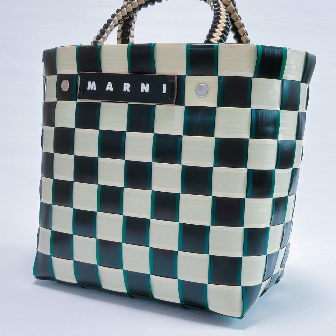 現行✨未使用に近い✨マルニ♡MARNI マーケットタイプミニバスケット