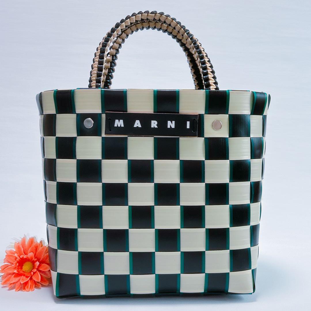 現行✨未使用に近い✨マルニ♡MARNI マーケットタイプミニバスケット