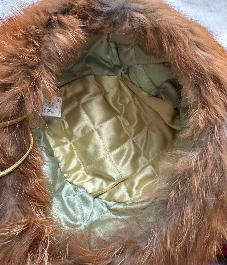 フォックスファー　ロシアン帽　きつね　ユニセックス