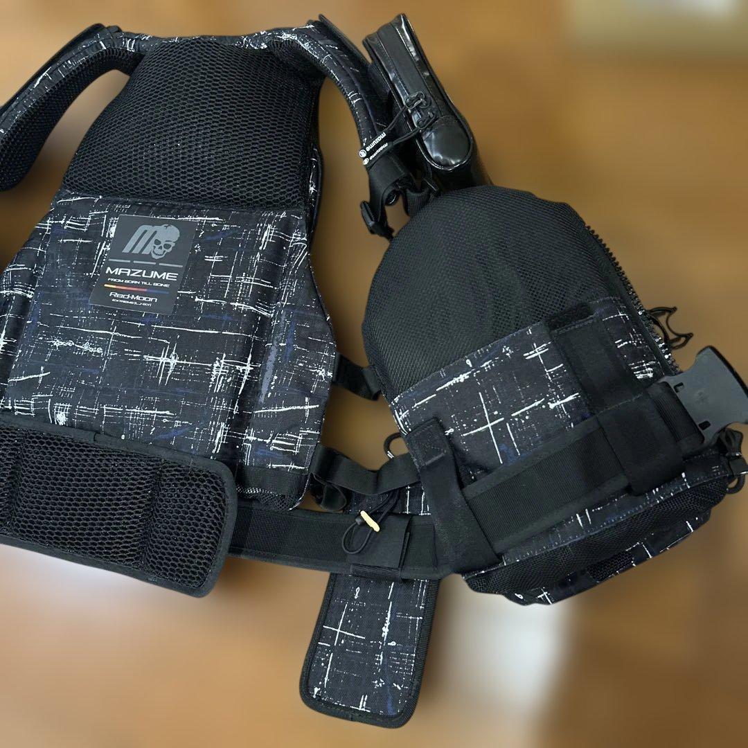 mazume マズメ ライフジャケット MZLJ-828 現行型 ポーチ付き