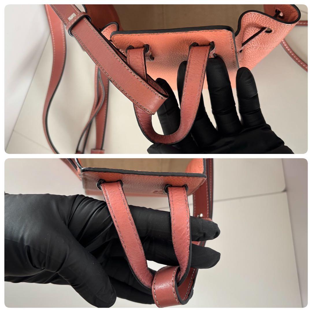 LOEWE ハンモック　ドローストリングバッグミニ