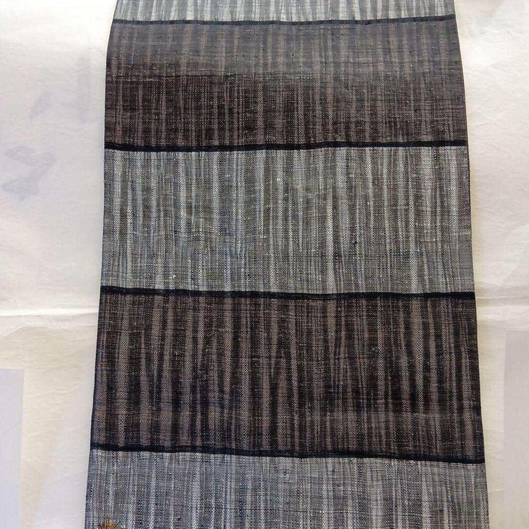 正絹　渡文　波衣　花柄　袋帯