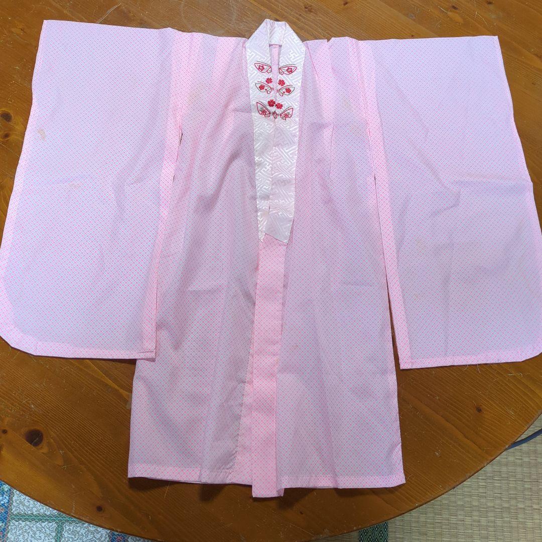 七五三 着物セット 赤 鹿の子　３歳　　　　値下げ