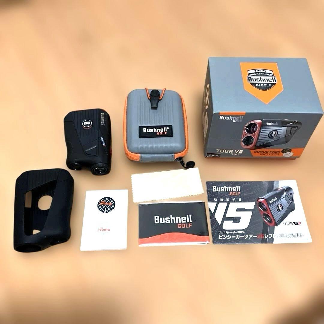 【美品】Bushnell ピンシーカー ツアーV5 スリムジョルト　使用回数2回