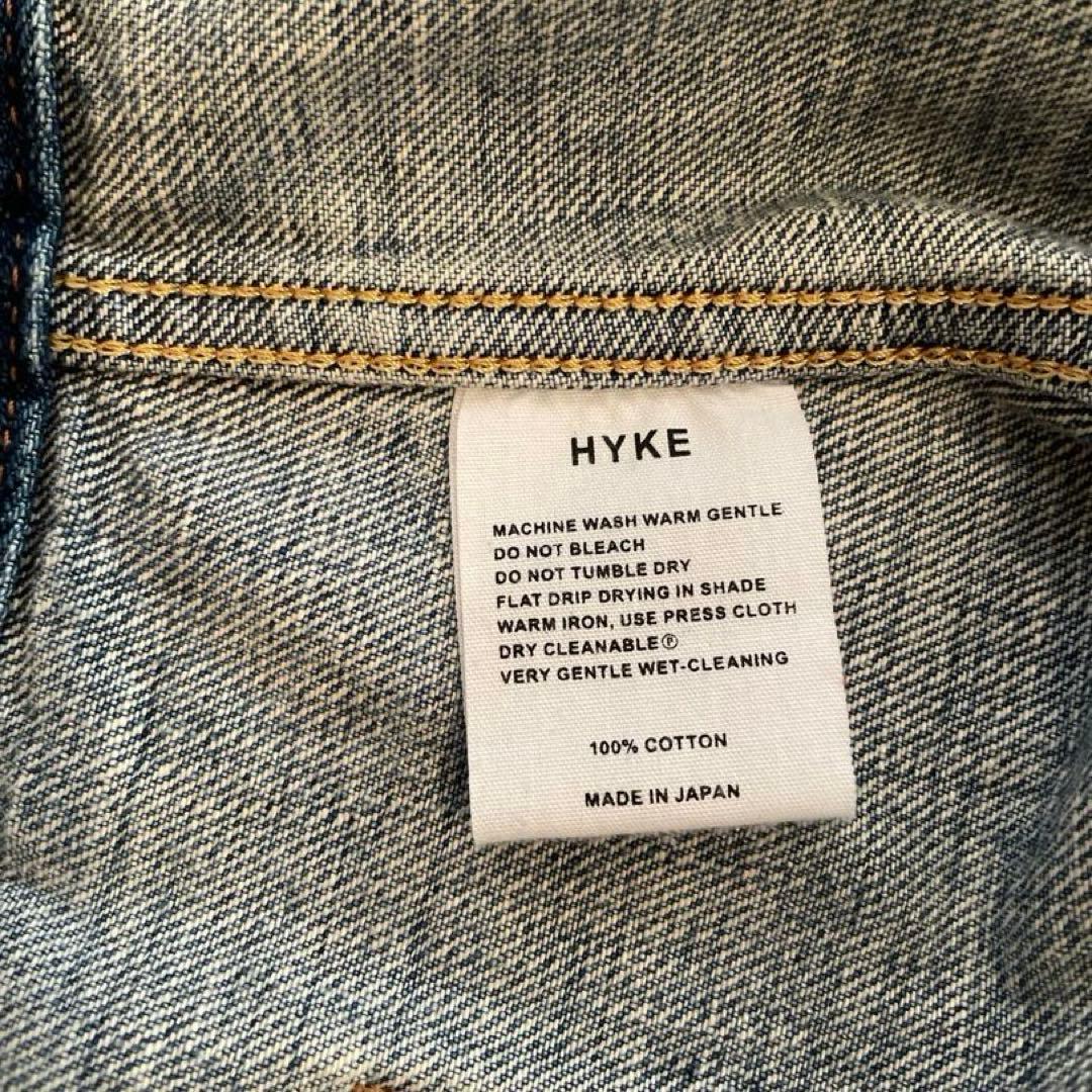 美品 HYKE ハイク デニムジャケット Gジャン バルーンスリーブ サイズ1
