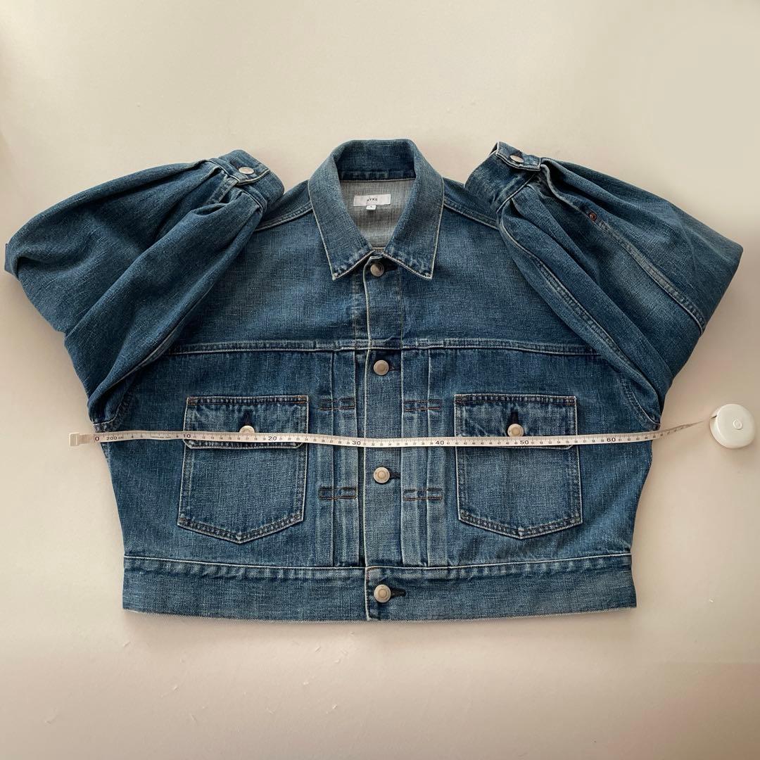 美品 HYKE ハイク デニムジャケット Gジャン バルーンスリーブ サイズ1
