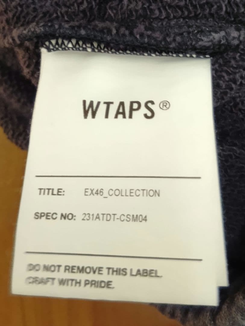 23S/S、WTAPS ネイビー スウェットパンツ01