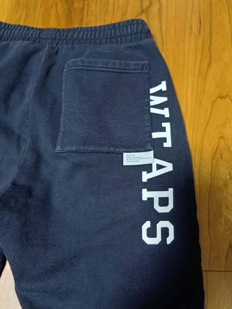 23S/S、WTAPS ネイビー スウェットパンツ01