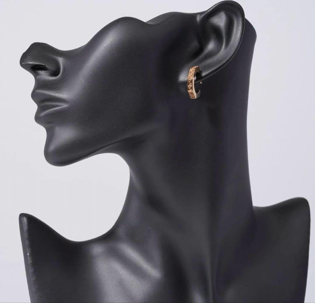 VERSACE ヴェルサーチェ グレカ 両耳 ピアス