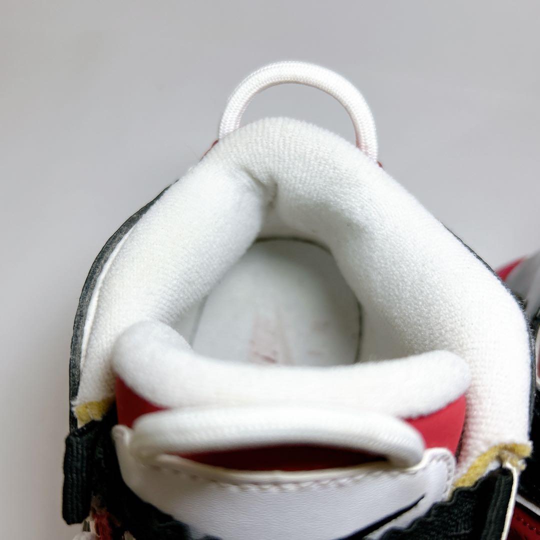 美品☆NIKE エアモアアップテンポ ブルズ モアテン 赤 黒 24.5cm