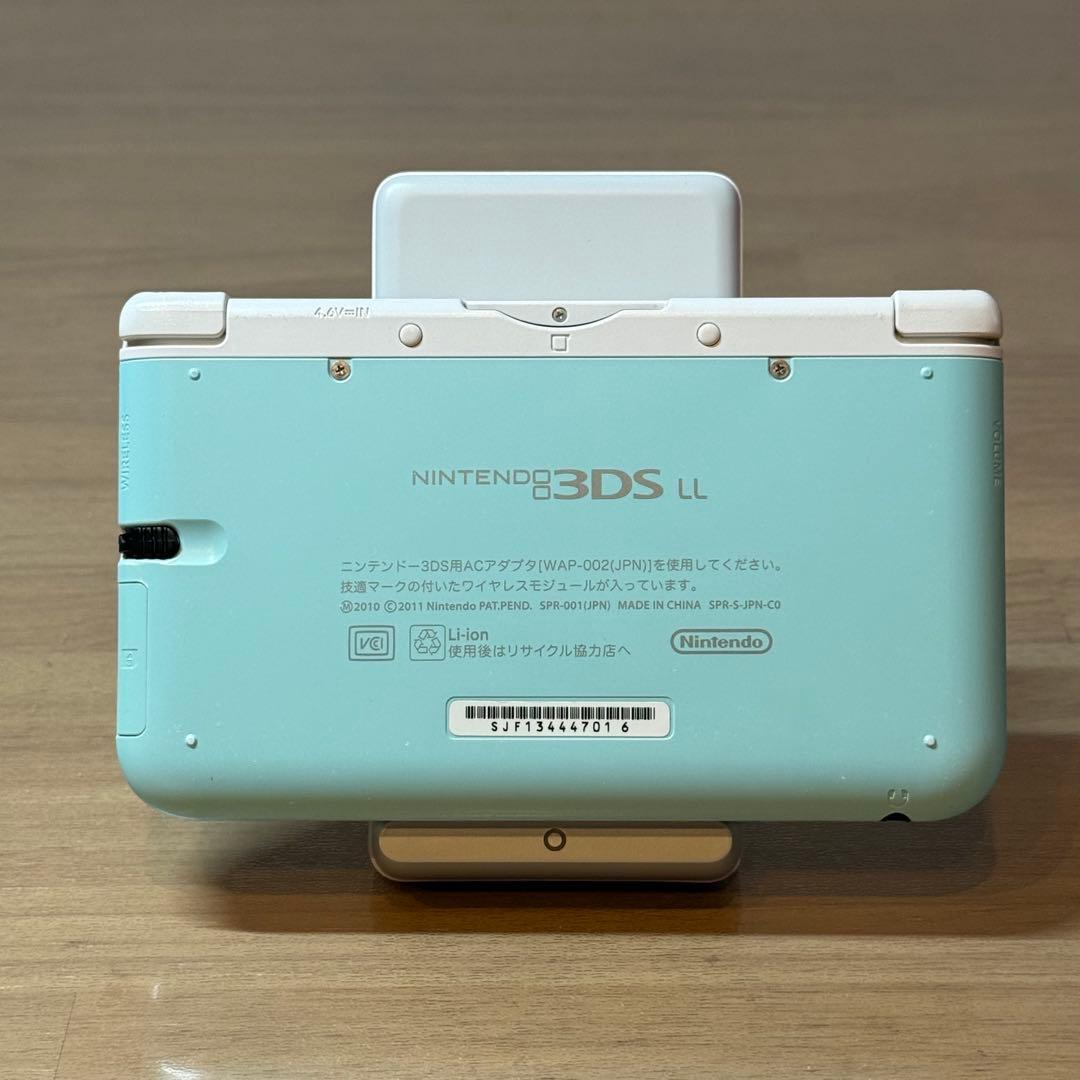 5-156【訳ありジャンク】ニンテンドー3DS LL ミント×ホワイト