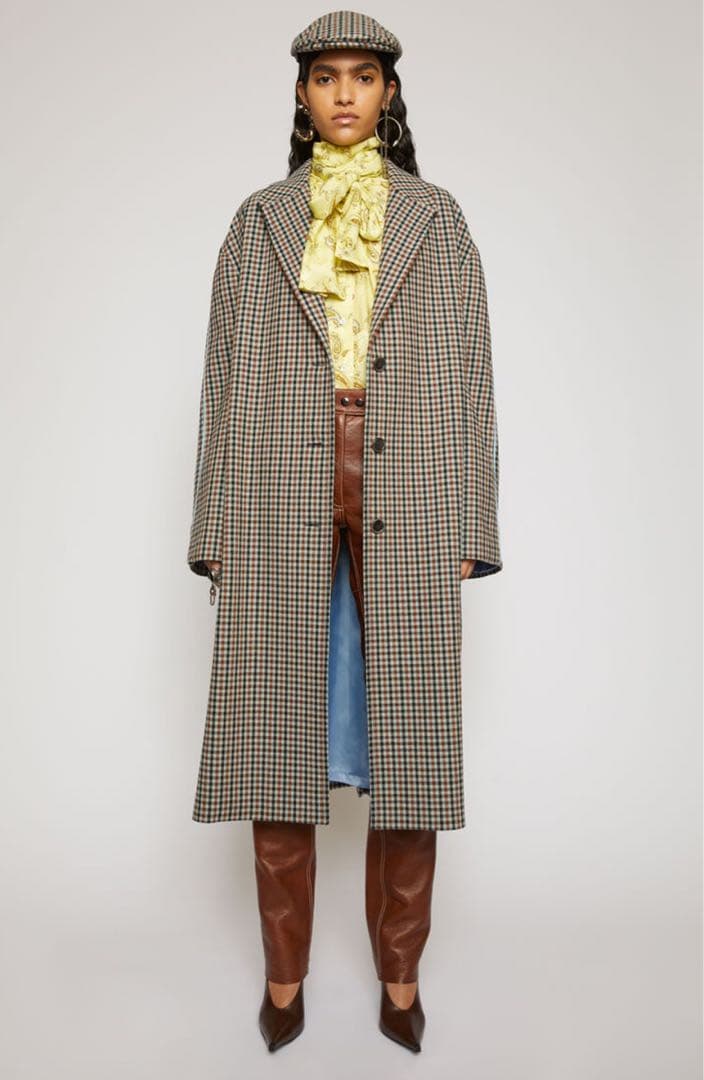 【専用】Acne Studios チェックウールチェスターコート