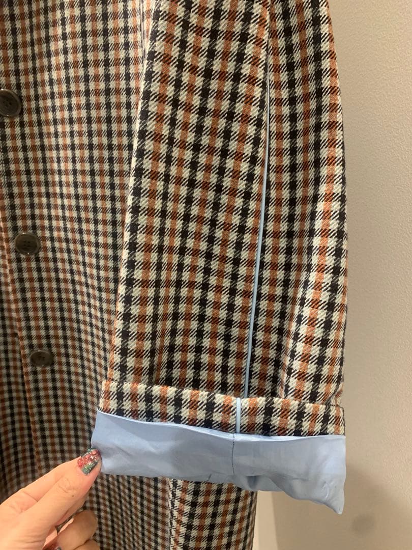 【専用】Acne Studios チェックウールチェスターコート